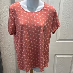 Style & Co Sea Coral Boxy Short Sleeve T-Shirt
